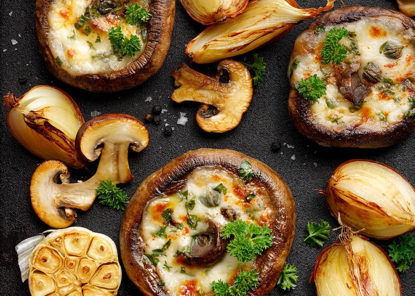 Cheesey Stuffed Mushrooms
