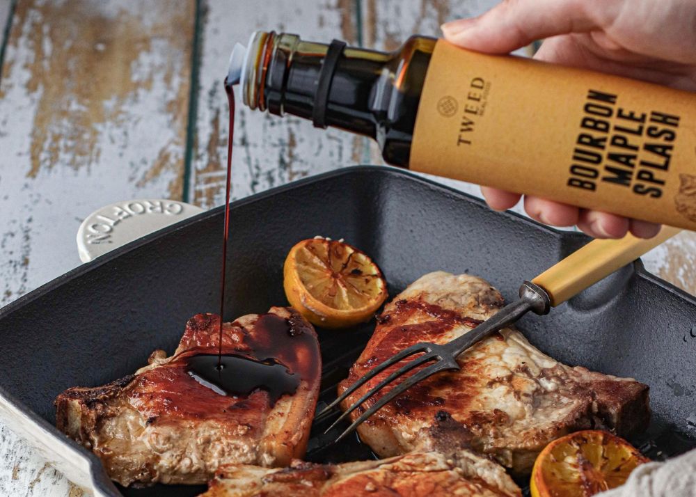 Balsamic Vinegar on meat
