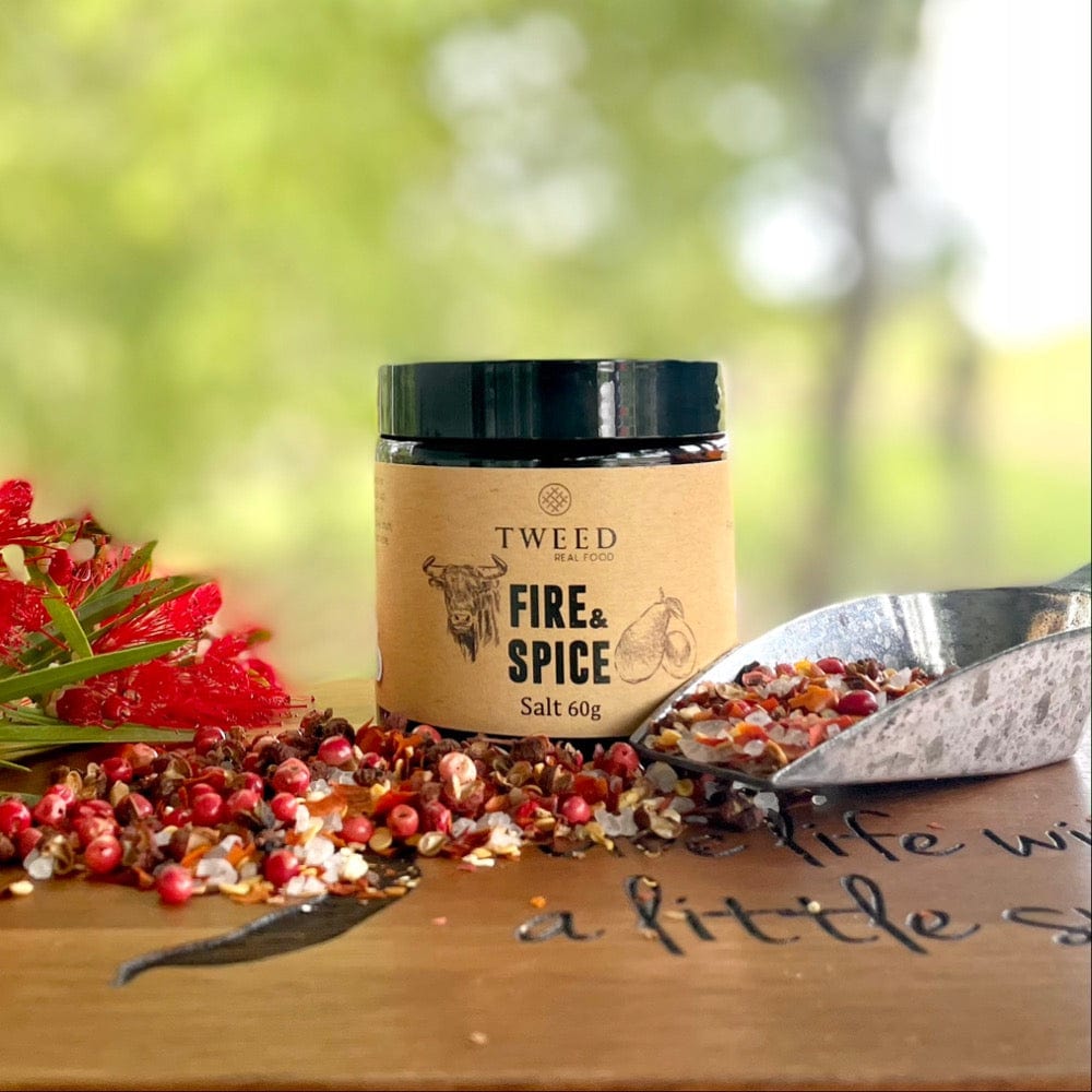 Tweed Real Food Fire and Spice Grinder Salt