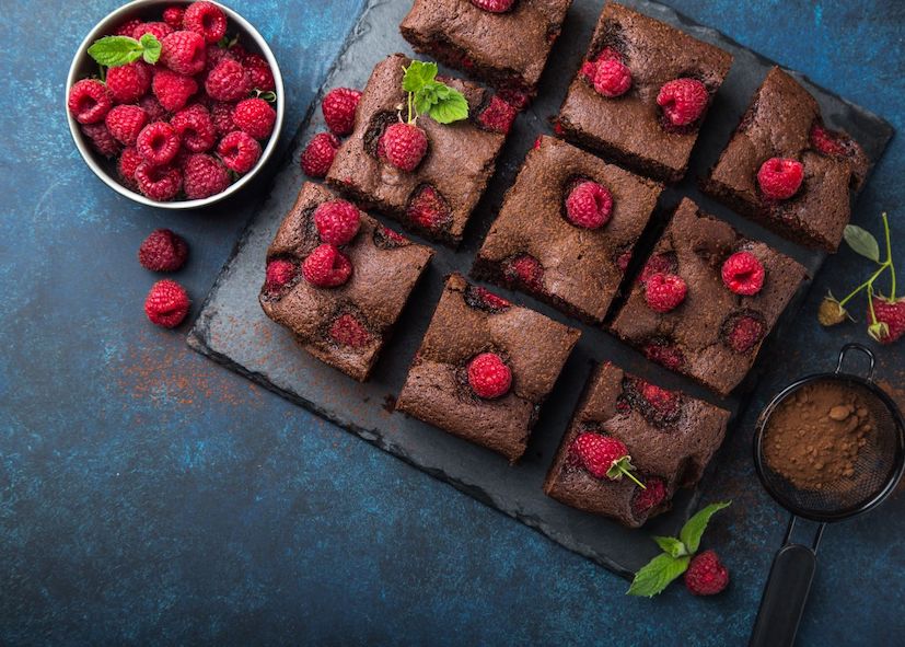 Chocolate Raspberry Brownies