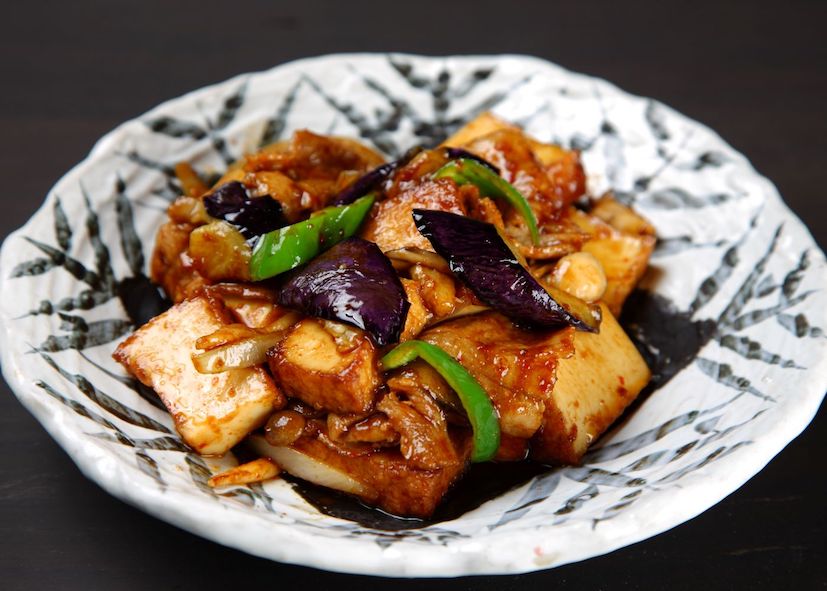 Tofu and Eggplant