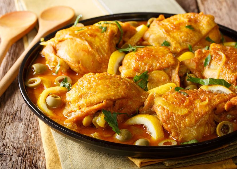 Spiced Olive Lemon Chicken