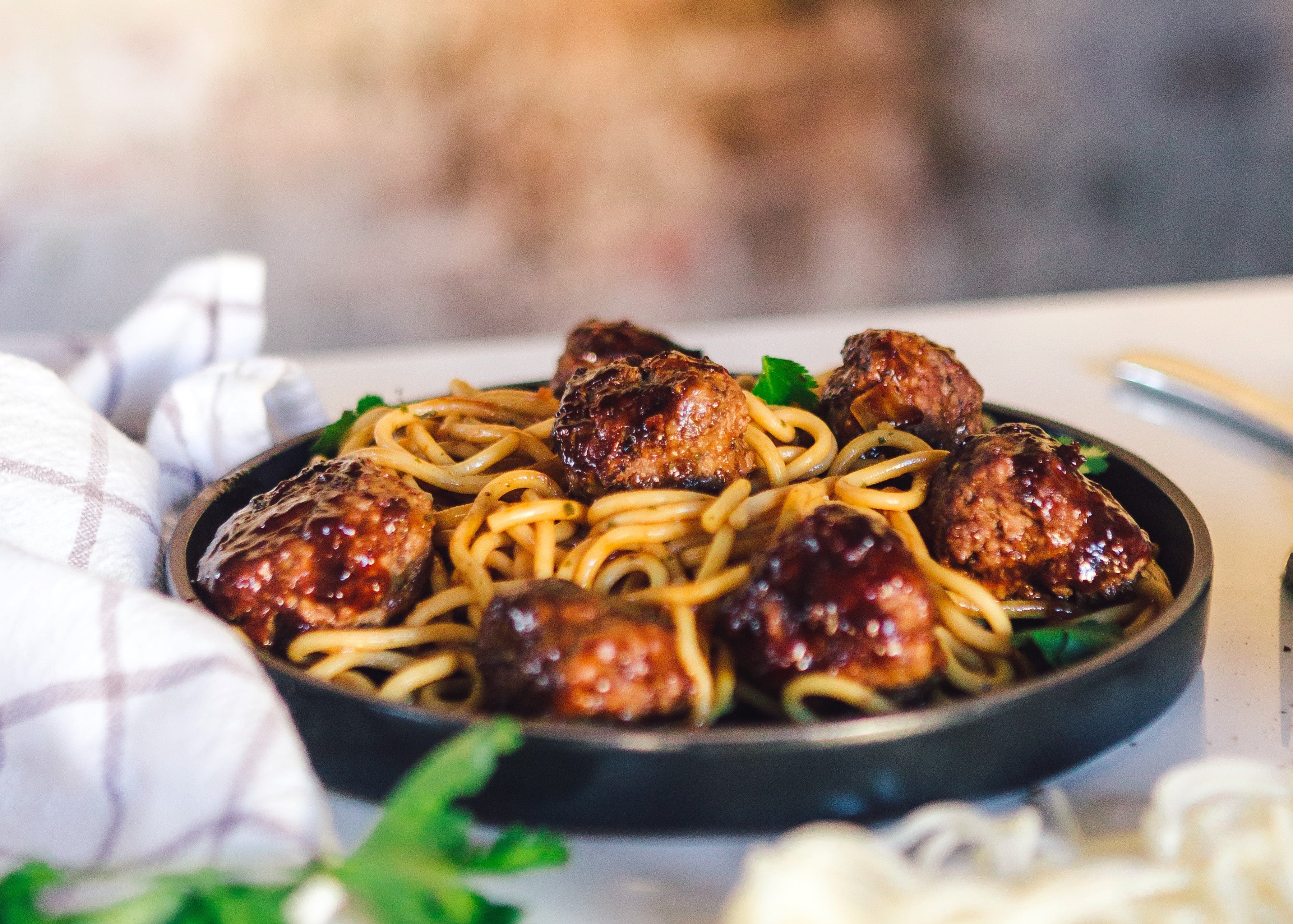Homemade Spaghetti and Meatballs