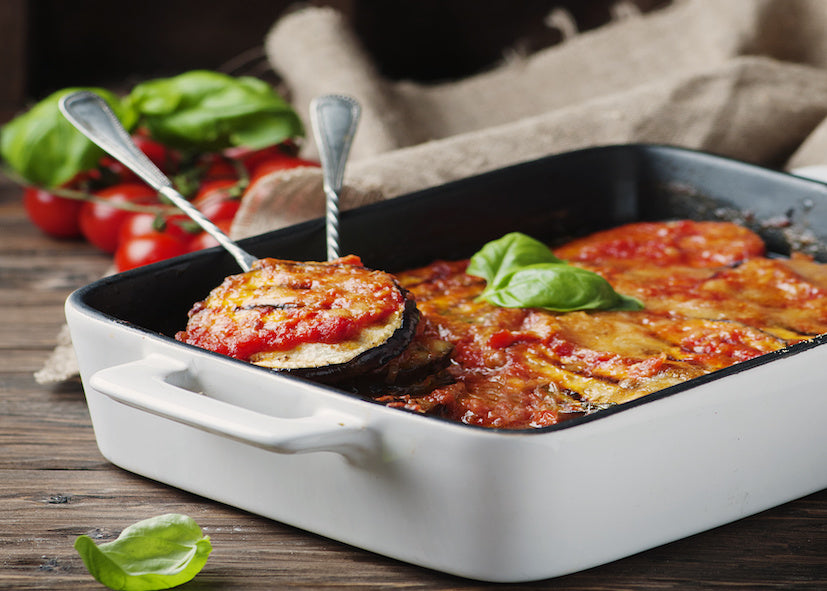Smoked Eggplant Parmigiana