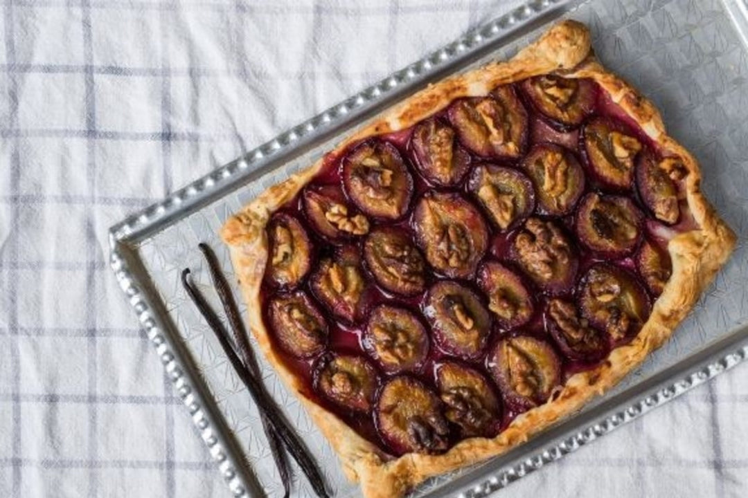 Sticky Plum Tart