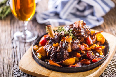 Lamb Shanks with Roasted Vegetables