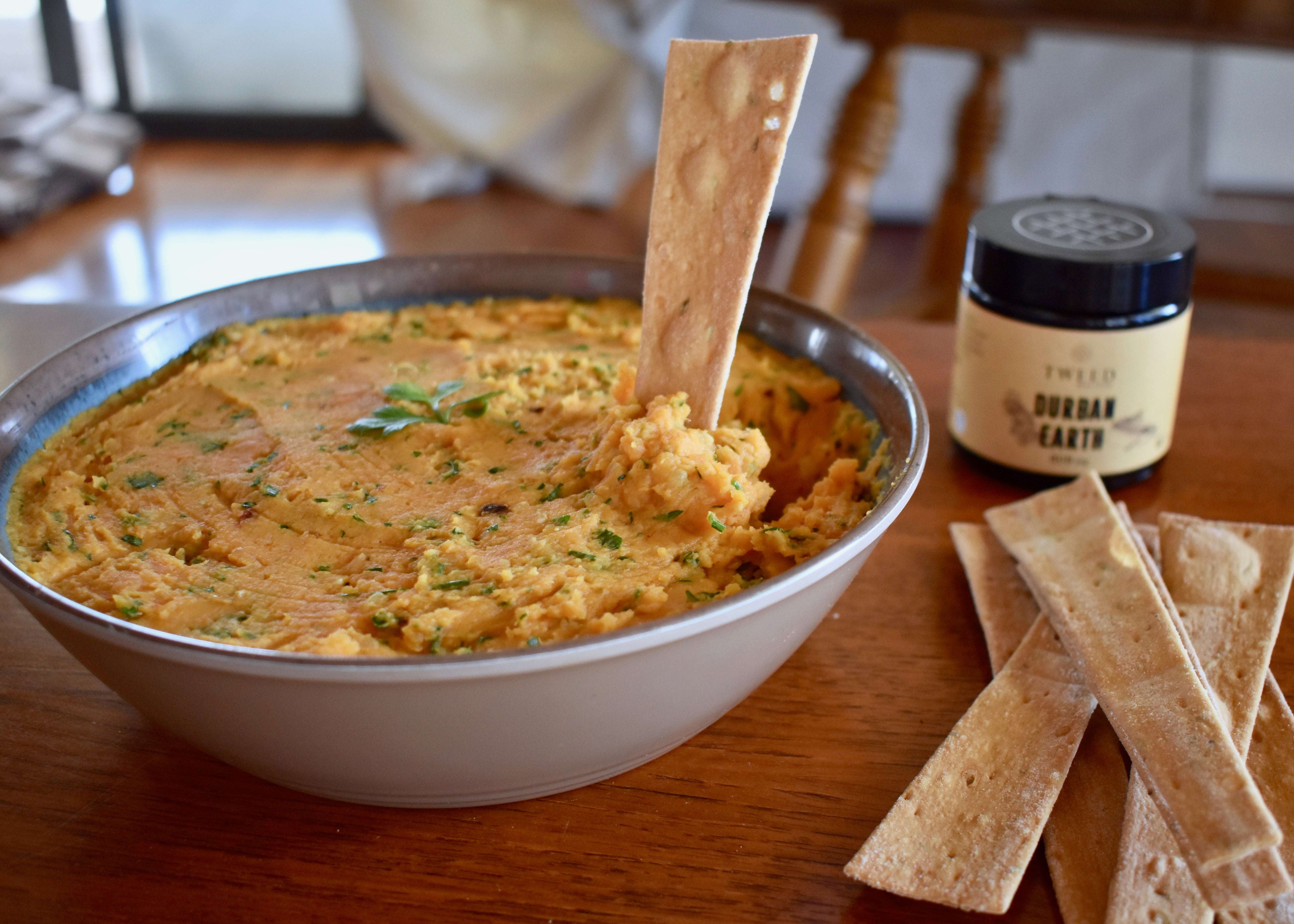 Durban Curry Sweet Potato Dip/Spread