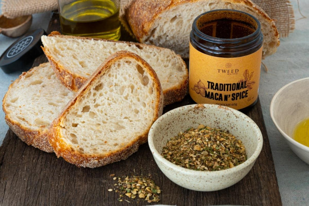 how to serve dukkah with bread