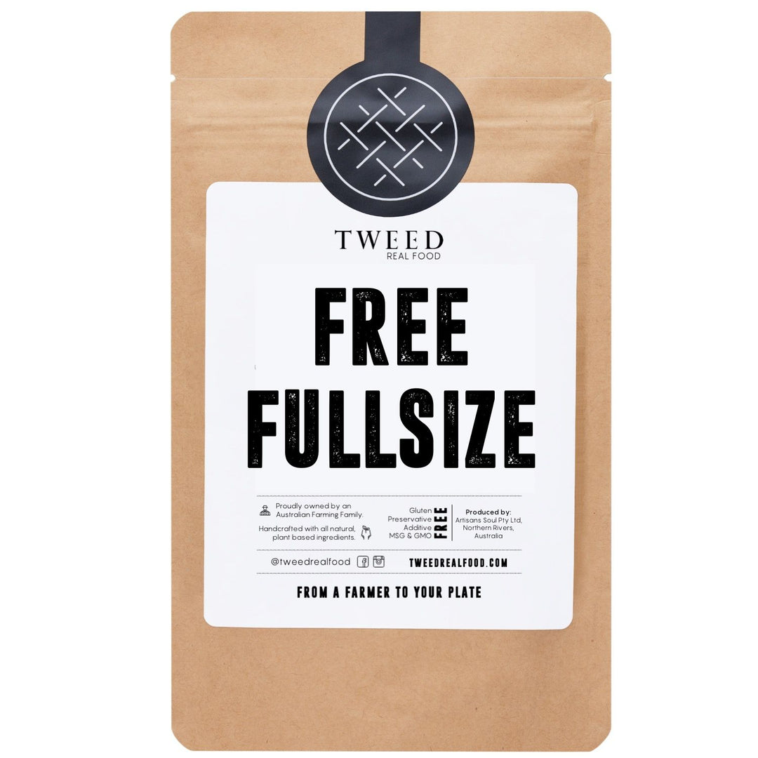 Free Fullsize Mystery Gift from Tweed Real Food