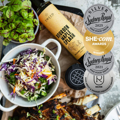 Tweed Real Food Bourbon Maple Splash Balsamic Vinegar