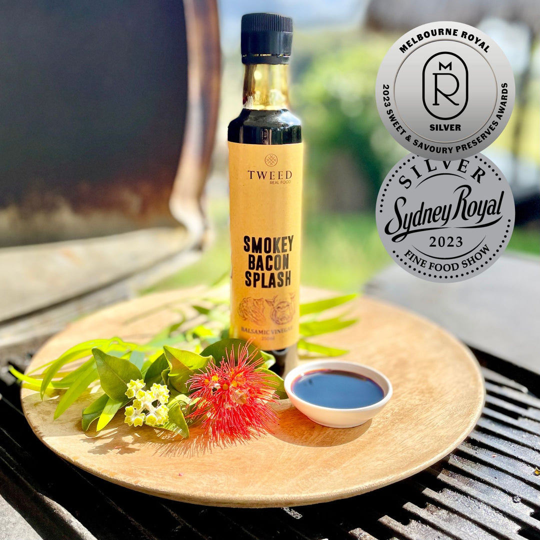 Tweed Real Food Smokey Bacon Splash balsamic vinegar, limited edition