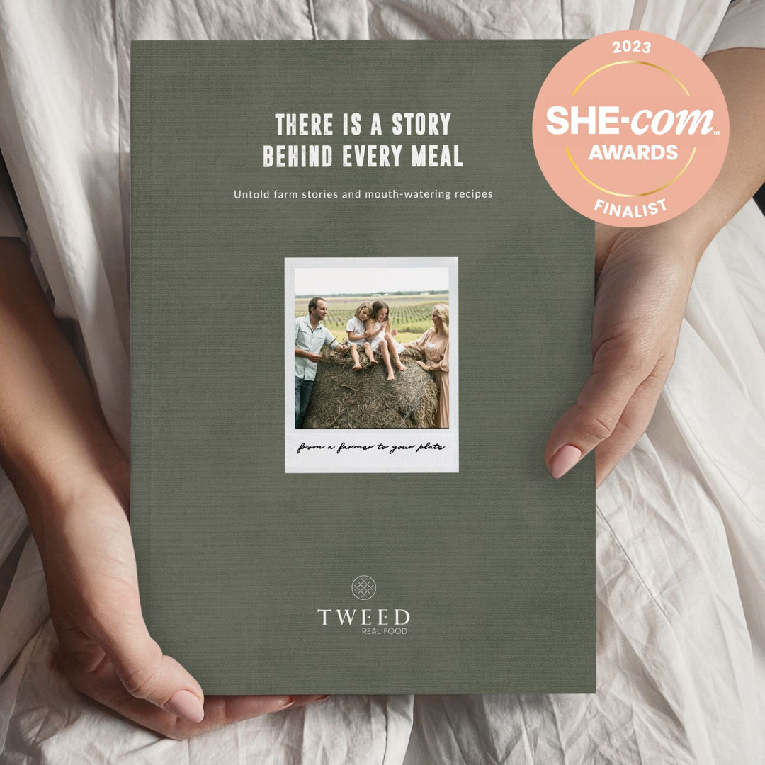 There Is a Story Behind Every Meal recipe and storybook by Tweed Real Food