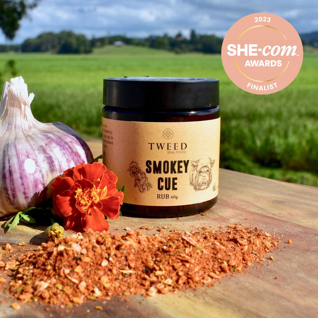 Tweed Real Food Smokey Cue Rub, smoky BBQ dry rub