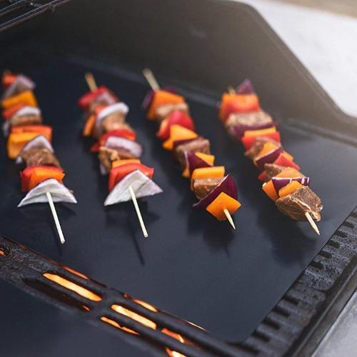 BBQ Grill Mat usable Sheet Resistant Non-Stick Barbecue Bake Meat US