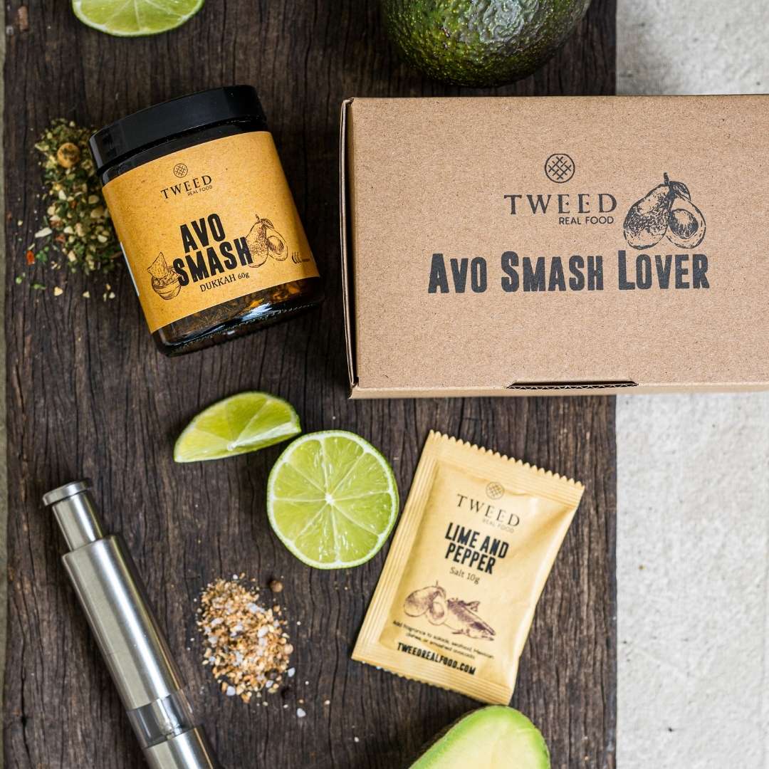 Tweed Real Food Avo Smash Lover Gift Hamper with Avo Smash Dukkah spice