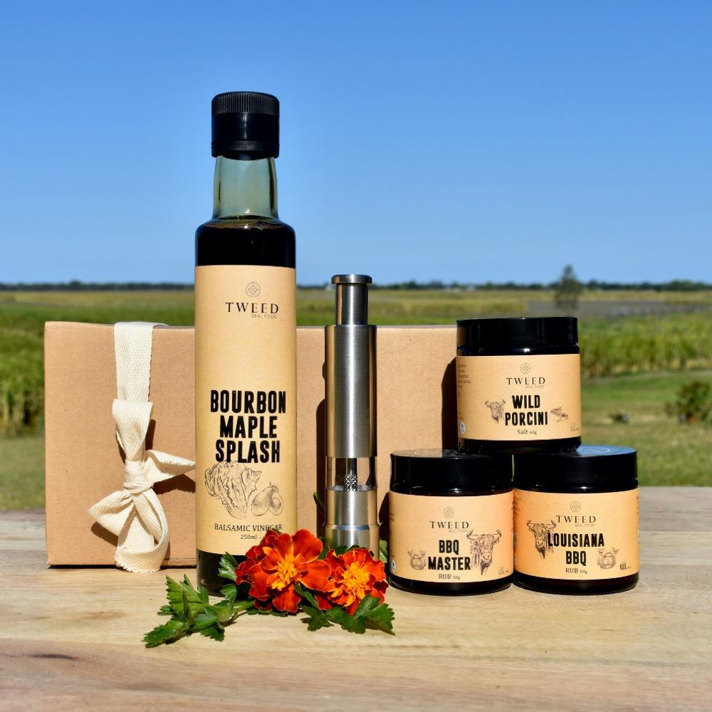 Tweed Real Food BBQ Deluxe Gift Hamper, BBQ gift for men