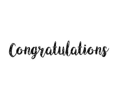 Congratulations