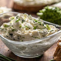 French onion dip made with Tweed Real Food French Onion Seasoning