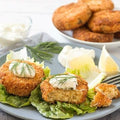 Salmon patties made with Tweed Real Food French Onion Seasoning
