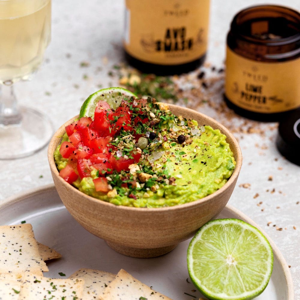 Guacamole made with Avo Smash Dukkah seasoning