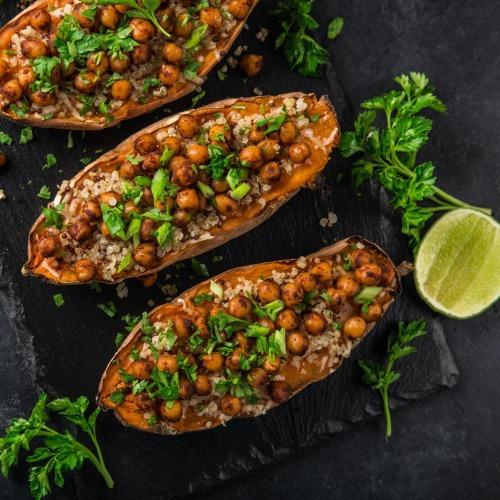Gourmet sweet potatoes made with the HER Merry Christmas Gift Hamper