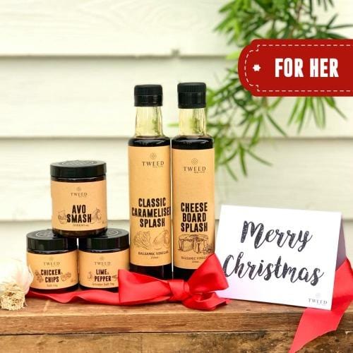 Tweed Real Food HER Merry Christmas Gift Hamper, Christmas gift for her