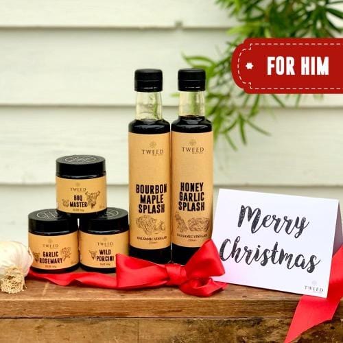 Tweed Real Food HIS Merry Christmas Gift Hamper, Christmas gift for him