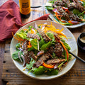 Beef salad with Tweed Real Food Honey Garlic Splash balsamic vinegar