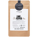 Tweed Real Food Lime and Pepper Grinder Salt 210g bulk refill satchel