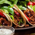Tacos with mince and beans made with Tweed Real Food Fiesta Mexicana Seasoning