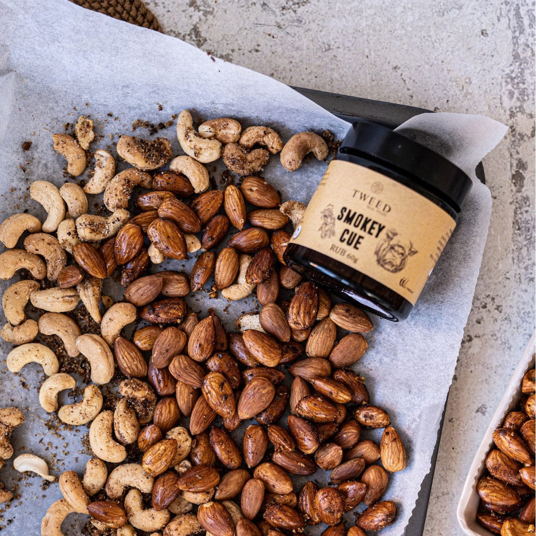Spiced almonds made with Tweed Real Food Smokey Cue Rub