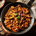 Beef stroganoff made with Tweed Real Food Simply Stroganoff Seasoning