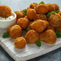 Crispy stroganoff mushrooms made with Tweed Real Food Simply Stroganoff Seasoning