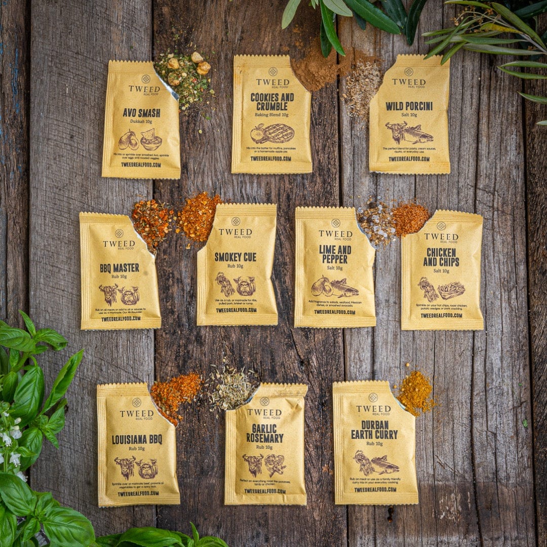 Tweed Real Food Try Me Gift Hamper with 10 seasoning samples