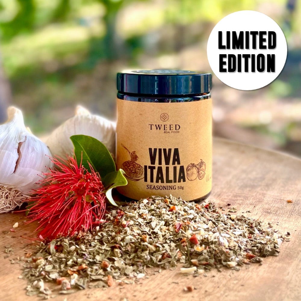 Tweed Real Food Viva Italia Seasoning, Italian herb seasoning, limited edition